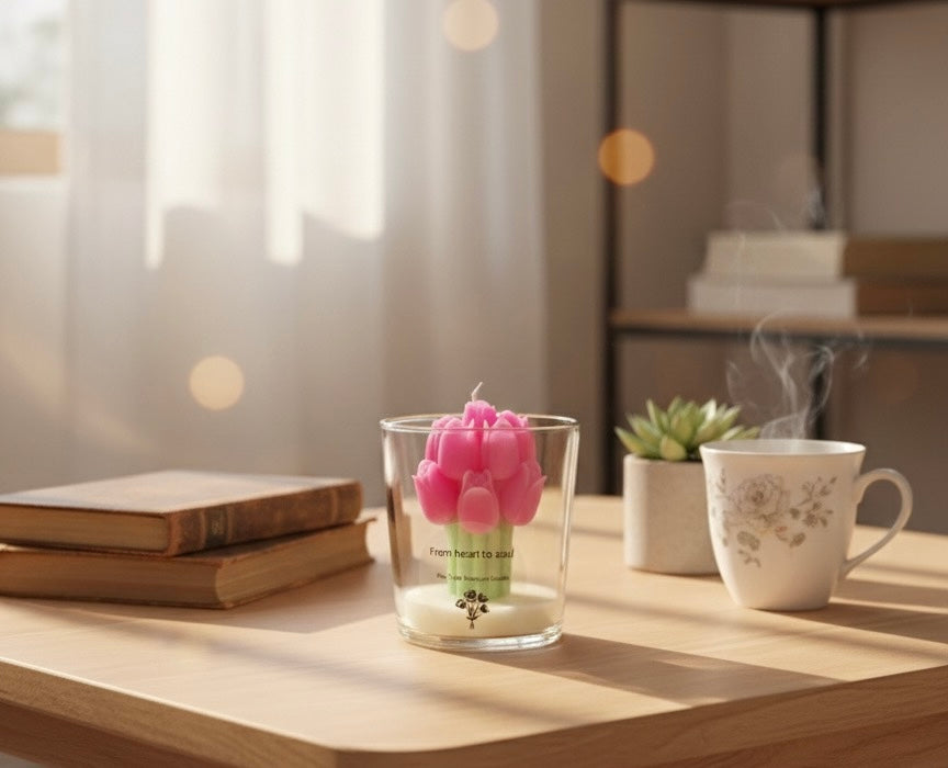 Tulip Bouquet Candle