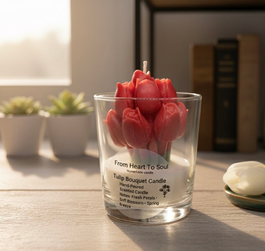 Tulip Bouquet Candle