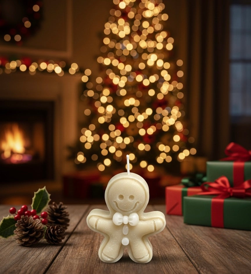 Gingerbread Candle – A Sweet Touch of Holiday Magic!