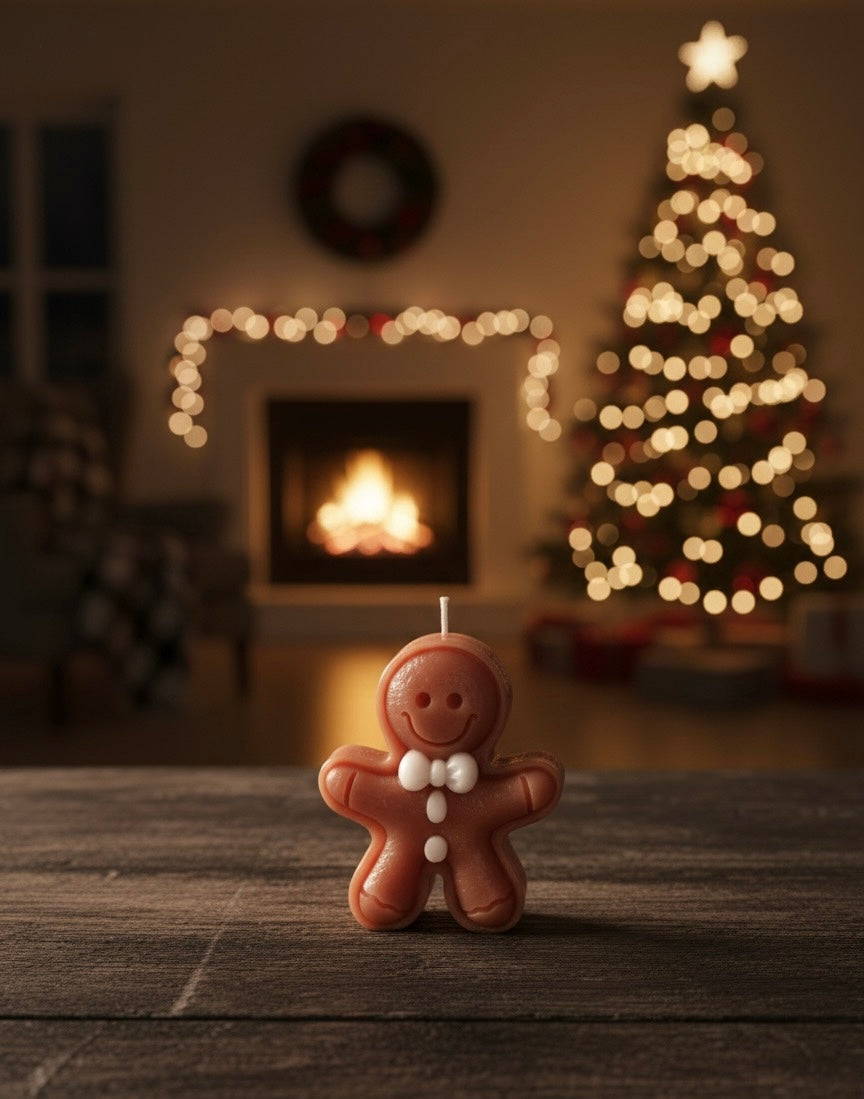 Gingerbread Candle – A Sweet Touch of Holiday Magic!