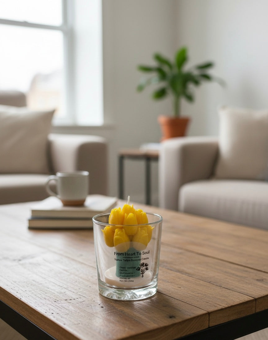 Tulip Bouquet Candle