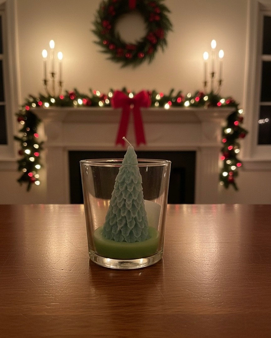 Forest to Flame: The Christmas Tree Candle