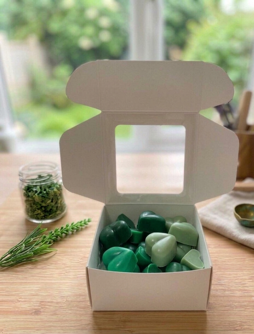 Mini Heart Natural Beeswax Melts