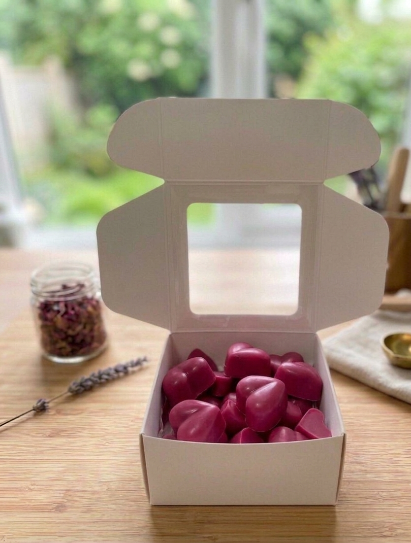 Mini Heart Natural Beeswax Melts