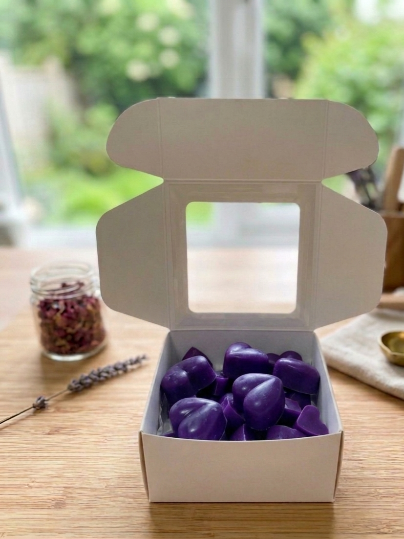 Mini Heart Natural Beeswax Melts