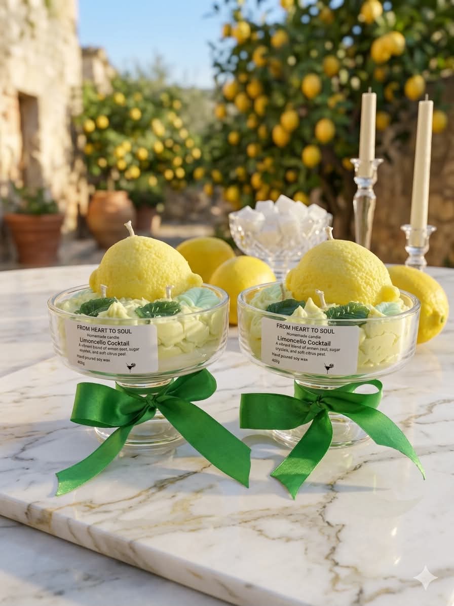 Limoncello Cocktail Candle