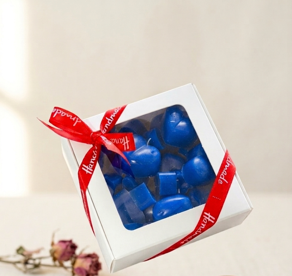 Mini Heart Natural Beeswax Melts
